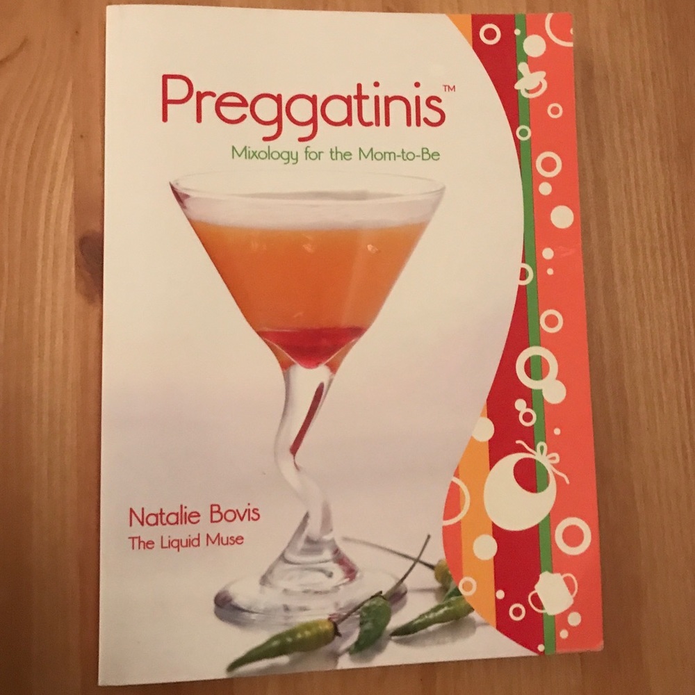 4/$20 Preggatinis mocktails recipe book